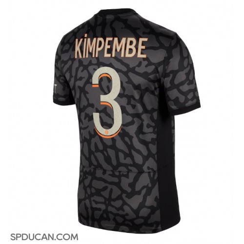 Muški Nogometni Dres Paris Saint-Germain Presnel Kimpembe #3 Rezervni 2023-24 Kratak Rukav